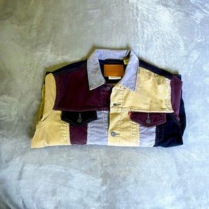 Levi’s premium color block corduroy jacket